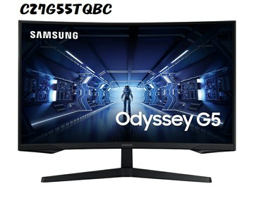 【享最高折300】SAMSUNG 三星 27吋 Odyssey G5 1000R 曲面電競顯示器/C27G55TQBC