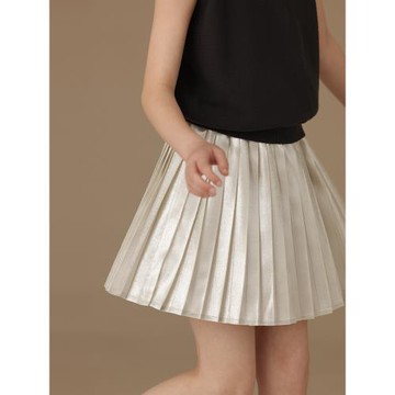 哈齒童裝25夏季新款兒童半身裙時髦短裙寶寶半裙百褶裙女童學院風