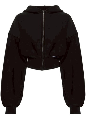 Alexander Wang Crop Hoodie Clothing