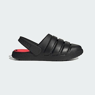 Adidas Znscape CLOG [JR7637] 男女 涼鞋 拖鞋 休閒鞋 舒適 輕量 黑 紅