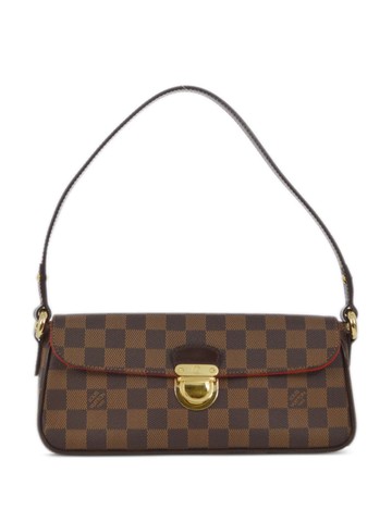Louis Vuitton Pre-Owned - 2007 pre-owned Damier Ebène Revello PM shoulder bag - women - Canvas - One Size - Brown