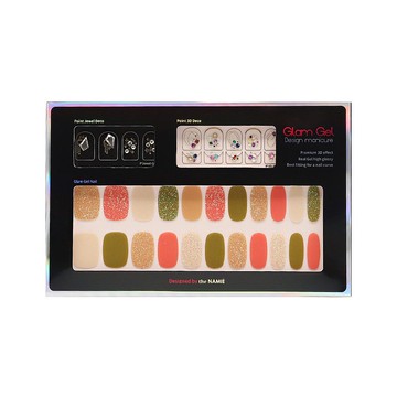 【 DIY 美甲】華麗凝膠美甲貼 綠蔬色彩物語