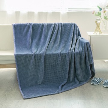 法蘭絨菠蘿格四季毯(150*200cm)-多色任選