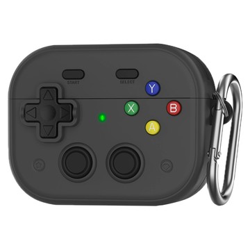 Koios 復古遊戲手把耳機保護殼 AirPods Pro 1適用  黑色  1個  單一商品