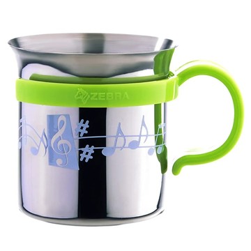 ZEBRA THAILAND 304不鏽鋼音悅杯 7cm 300ml  綠色  1個