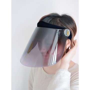 出口日系戶外防曬遮陽帽夏男女電動車開車騎行出游遮雨空頂太陽帽