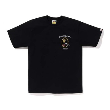 BAPE Japan Souvenir Tee 日本製 男版 猿人 富士山 短袖 黑色 IM22110053-BK [台灣現貨]