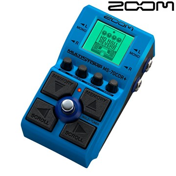 非凡樂器『ZOOM』電吉他電貝斯單顆型綜合效果器 MS-70CDR+ / 公司貨保固