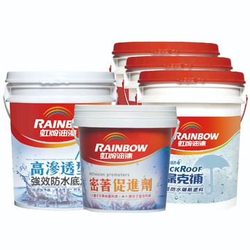 Rainbow 424 漏克補屋頂防水漆 磁磚地面 基本版30坪套組