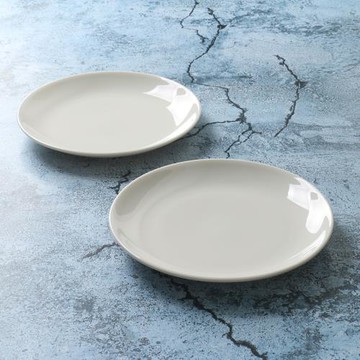 某牌原單】高級感家用陶瓷菜盤【釉面滿分】西餐牛排餐盤子吐骨碟