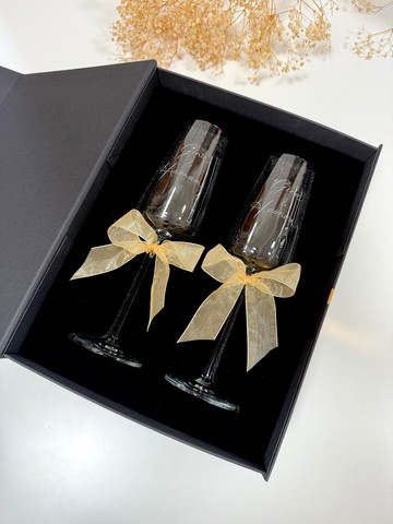 【客製】香檳杯 酒杯 客制化刻字 結婚 情侶 周年 生日 聖誕 禮物