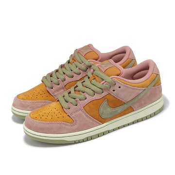 [ACS] Nike 休閒鞋 SB Dunk Low 男鞋 女鞋 粉紅 橘 綠 麂皮 復古 低筒 板鞋 HJ4135-600