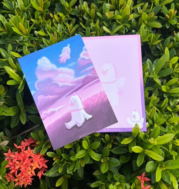 原創插畫明信片/心意卡 角色系列  夢寶