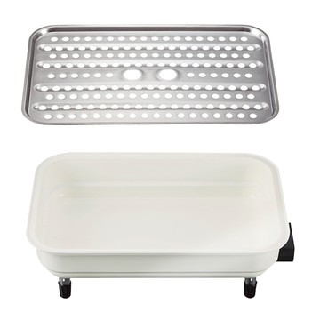 recolte 麗克特 電烤盤專用陶瓷深鍋蒸盤組 RHP-1CS 輕鬆烹煮多樣料理  22.5cm  1組