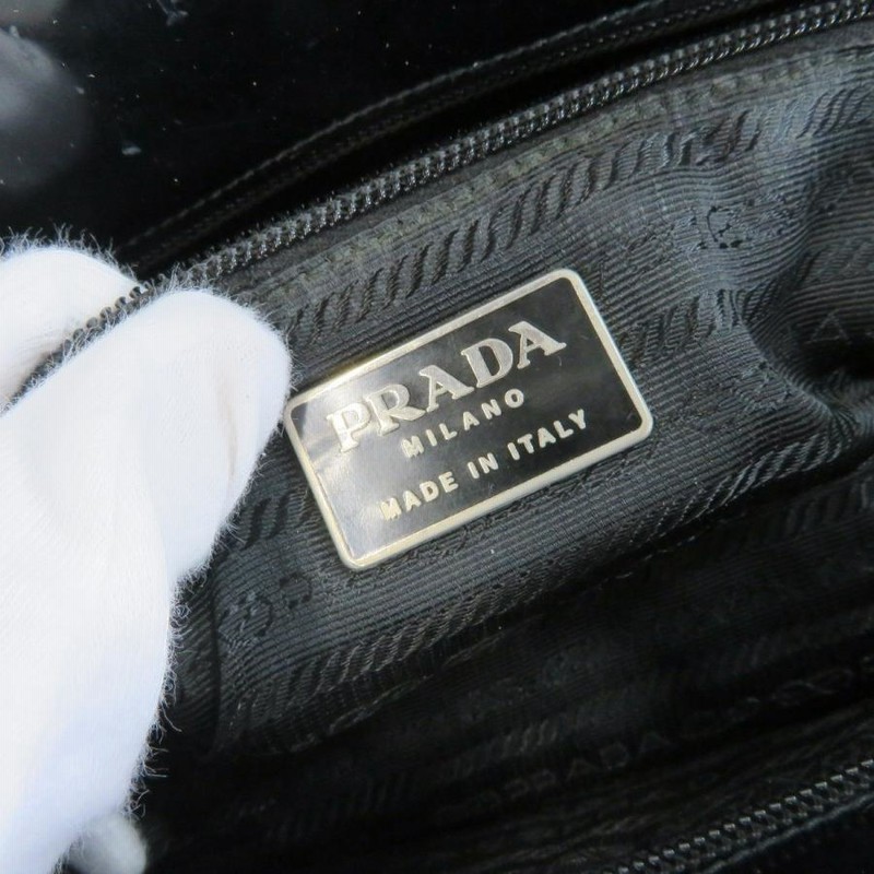 MalkO PRADA プラダ ハンドバッグ クリアハンドル エナメル MalkO様専用 PRADA プラダ ハンドバッグ クリアハンドル