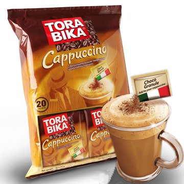 【茶品茗】咖啡 卡布奇諾進口印尼卡布奇諾咖啡TORABIKA俄羅斯風味速溶三合一咖啡奶油拿鐵