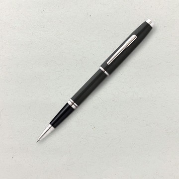 【CROSS】 Coventry高雲黑桿白夾夾鋼珠筆 免費刻字 (原廠正貨)