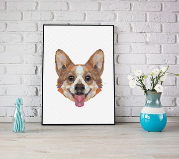 定制寵物PDF圖案十字繡