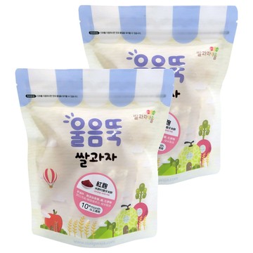 Ssalgwaja 米餅村 寶寶磨牙米餅 10個月以上適用  紅麴  30g  2包