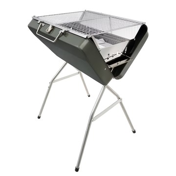 LOGOS 黑楓手提箱立式烤肉爐  展開(42 x 40 x 62.5cm) x 收納(37.5 x 27.5 x 9.5cm)  1個