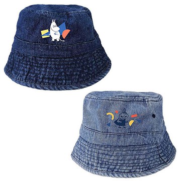 Moomin正版授權-牛仔系 嚕嚕米漁夫帽