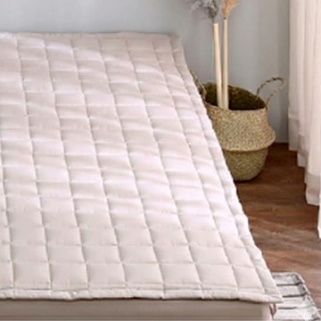 tacca tacca Plus 純棉固定式鬆緊帶保潔墊  粉米色  單人加大 110 x 200cm