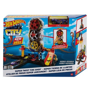 《風火輪Hot Wheels》  城市主題 輪胎店遊戲組 東喬精品百貨