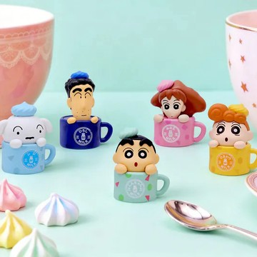 現貨【蠟筆小新】正版授權 馬克杯迷你公仔盲盒 日落小物 交換禮物 聖誕禮物