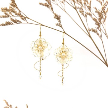 【SGS安心認證】千本櫻系列-白露霜 (日本樹脂水晶花)