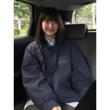 美式復古鹽系工裝夾克外套女秋季中性風穿搭無性別棒球服短款夾克