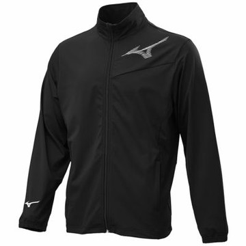 MIZUNO 美津濃 外套 男 運動立領外套 合身版型 黑 32TCD03399