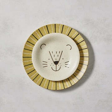 【有種創意】 - 日本美濃燒 - 萌萌動物餐盤 - 禮盒組(2件式)-三款可選(69折出清)