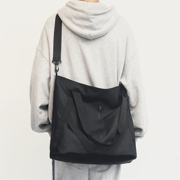 單肩包男ins潮牌手提包學生上課包日系男包斜挎包男生大容量挎包