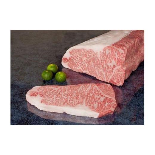 ふるさと納税 徳島県 徳島市 阿波牛サーロインステーキ肉（3枚）計650g