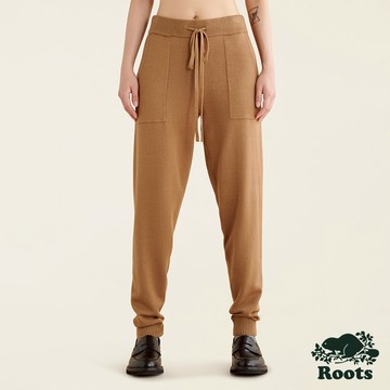 Roots女裝-率性生活系列 針織束口褲