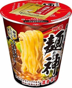 明星 麺神カップ 濃香醤油 100g×12個