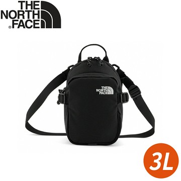 【The North Face 3L 背提兩用休閒單肩包《黑》】8C6F/側背包/斜背包/休閒背包/小包/通勤/出國