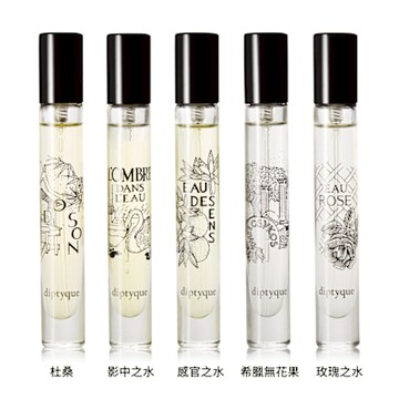 Diptyque 經典淡香水7.5ml-任選[杜桑/玫瑰之水/影中之水/感官之水/希臘無花果]-無盒