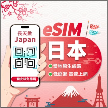 【寰宇通訊】日本eSIM ｜原生線路 自動發貨 五分鐘取件 5G 原生線路 吃到飽 沖繩 北海道 長天數