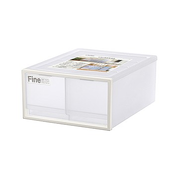 【真心良品】KEYWAY聯府  FINE雙抽抽屜整理箱30L-1入
