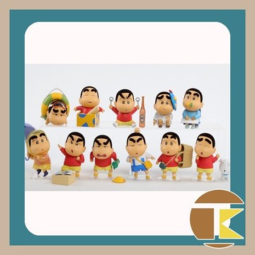 【4月預購】蠟筆小新 古早小土豆系列盲盒 Q版懷舊收藏 一中盒10入｜愛蛋客