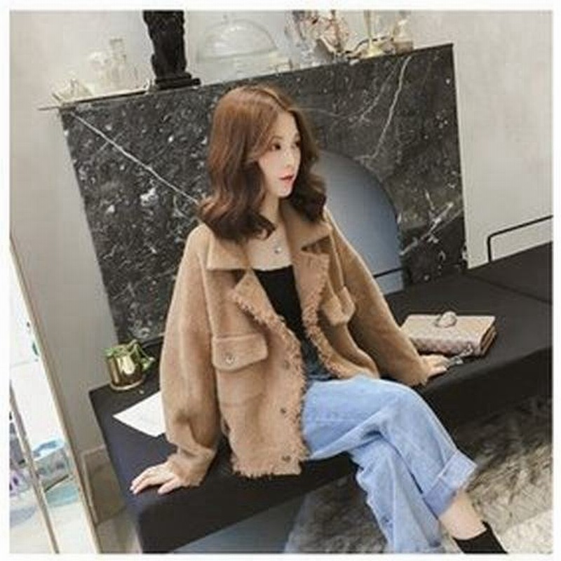 毛皮コート ファーコート レディース ショート丈 コート アウター ショートコート フェイクミンク おしゃれ 暖かい 防寒 秋冬服 新作 通販 Lineポイント最大get Lineショッピング