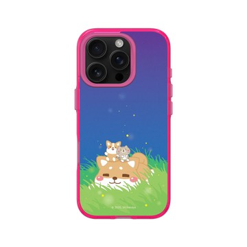 iPhone 16 Pro Clear 粉漾桃 - 柴語錄 Shiba Says - 頹在草地上的廢柴