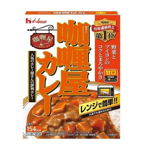 ハウス カリー屋カレー甘口 180g まとめ買い(×10)|4902402898550