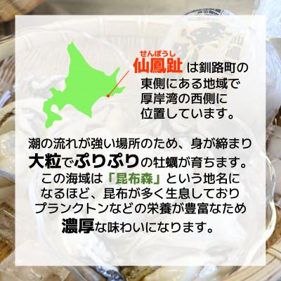 ふるさと納税 釧路町 仙鳳趾産　牡蠣剥き身(1kg)　