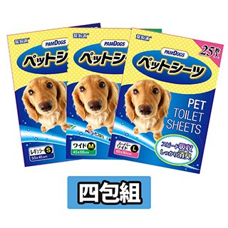 Pam Dogs 【PamDogs】寵物除臭尿布/尿墊25片 L-90X60cm(超值四入)