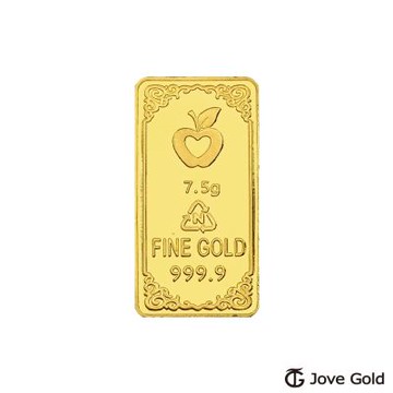 JoveGold漾金飾 平安觀音黃金條塊 - 貳台錢