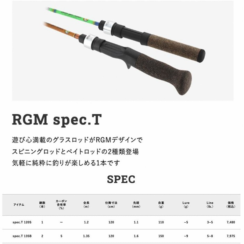 RGM(ルースター ギア マーケット) RGM spec.T 135B ベイトモデル