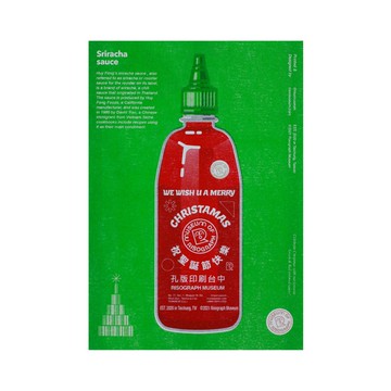 Risograph Museum - 聖誕賀卡-Sriracha sauce