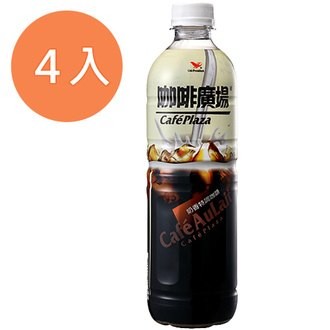 統一 咖啡廣場 奶香特調咖啡 600ml (4入)/組【康鄰超市】